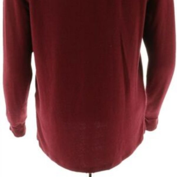 NWT PEACE LOVE WORLD GOOD THINGS SHIRT XXS MERLOT - Picture 6 of 9